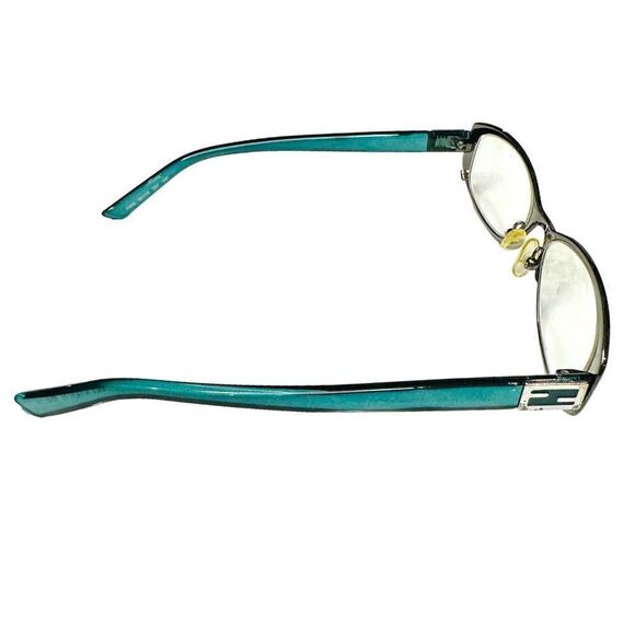 Fendi Glasses Eyewear Rectangle Frame Full Rim Black with Lacoste Case - Picture 4 of 11